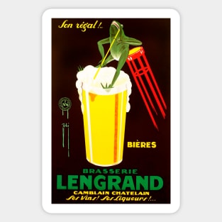 Brasserie Lengrand Ad Sticker